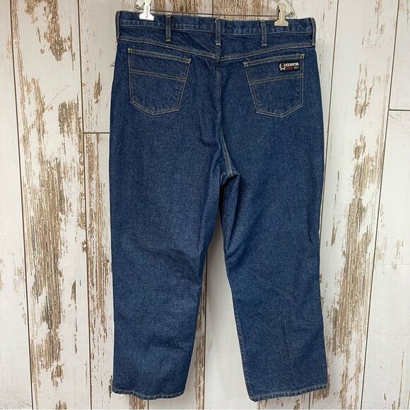 Cinch WRX Flame Resistant, Green Label Dark Wash Jeans. Size 42x30 New cond! - Picture 6 of 7